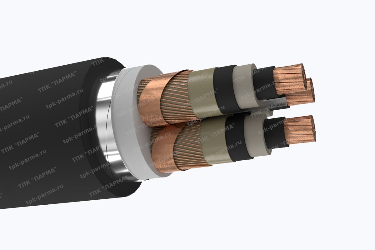 Кабель ПвБВнг(B)-LS 3х185/35 - 35кВ