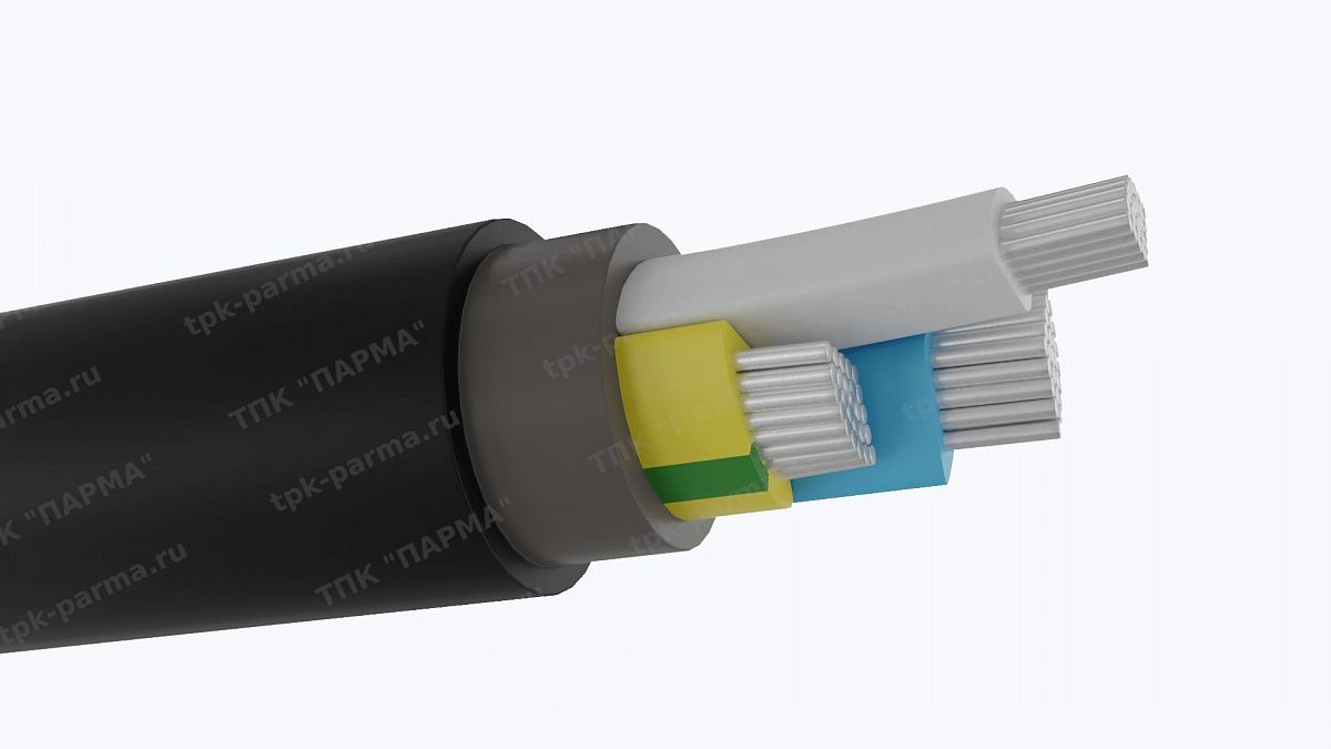 Фотография провода Кабель АВВГ 3х150+1х70 - 1кВ