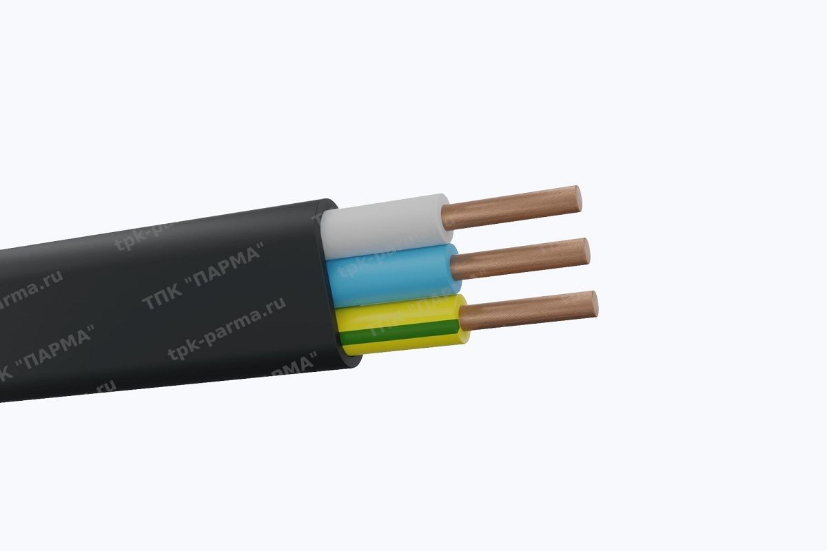 Фотография провода Кабель ВВГнг(A)-LS-П 2х16 - 1кВ