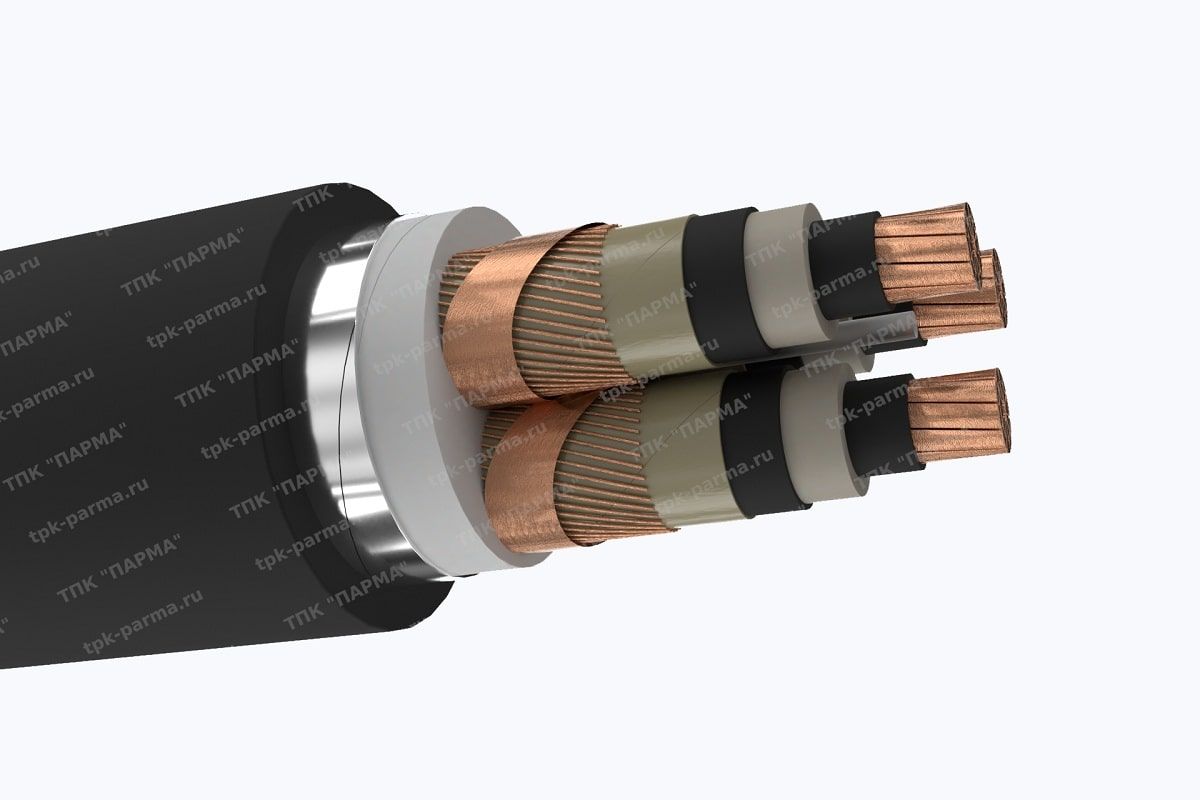 Кабель ПвБВнг(B)-LS 3х400/95 - 10кВ